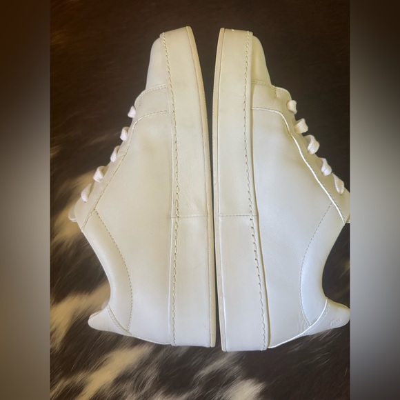 Loro Piana Nuages White Leather Sneakers, Size 7 US, 37 EU, Good Condition - Picture 6 of 16